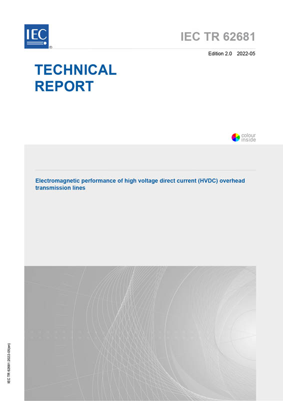 Cover IEC TR 62681:2022